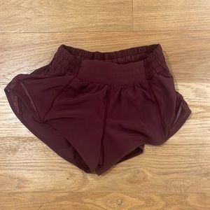 Dark purple hotty hot shorts